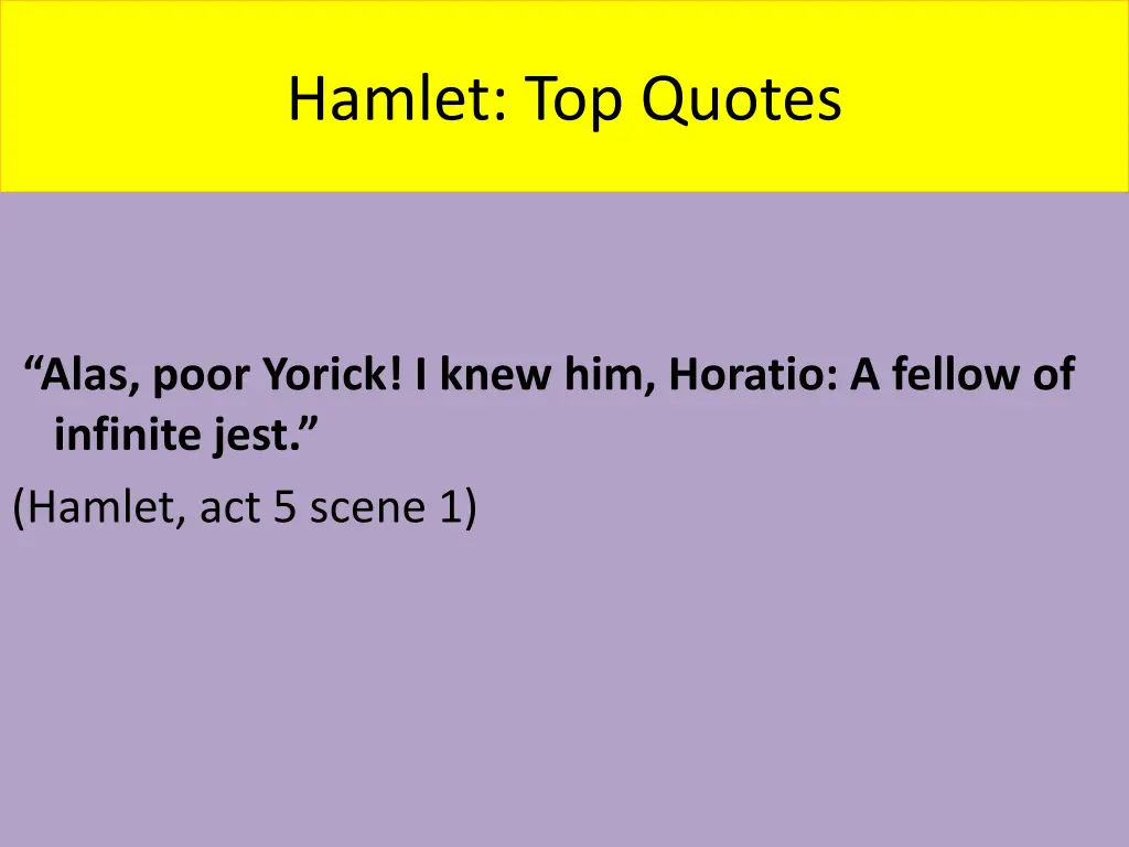 hamlet top quotes 12