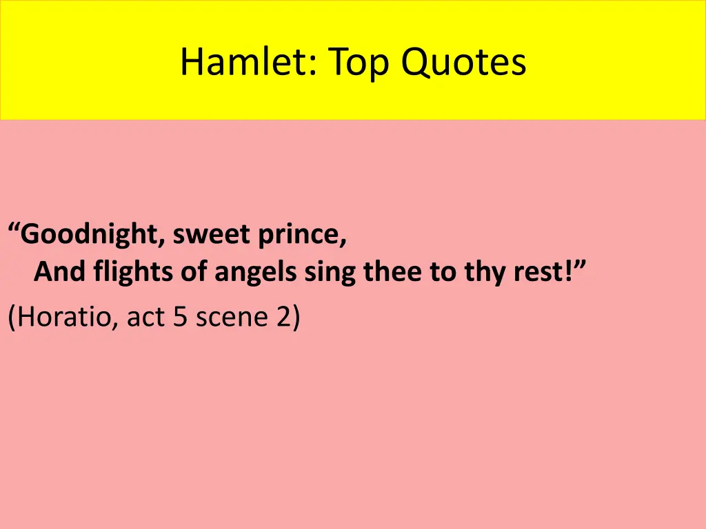 hamlet top quotes 14