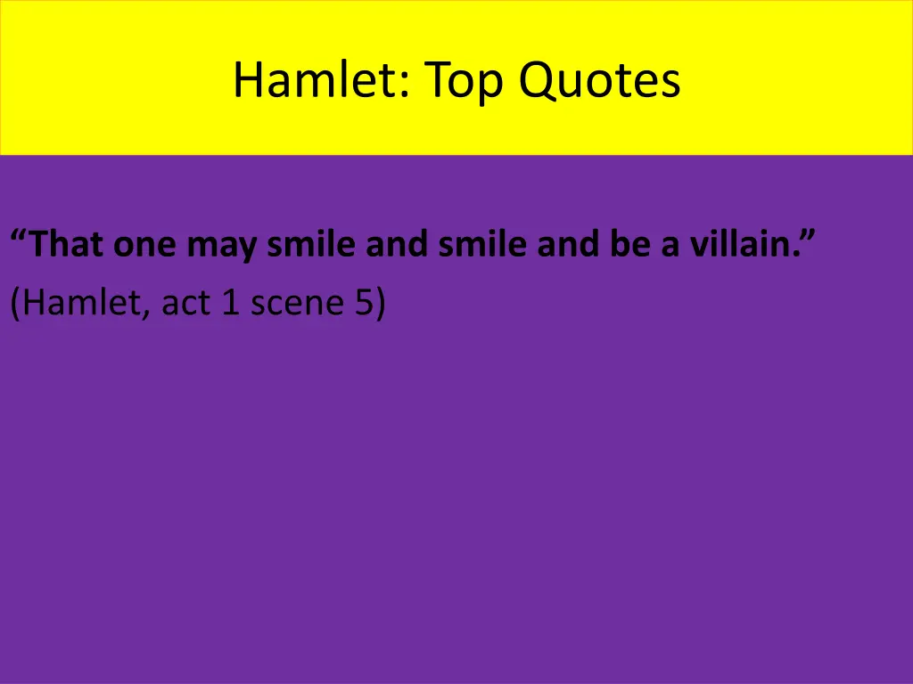 hamlet top quotes 3