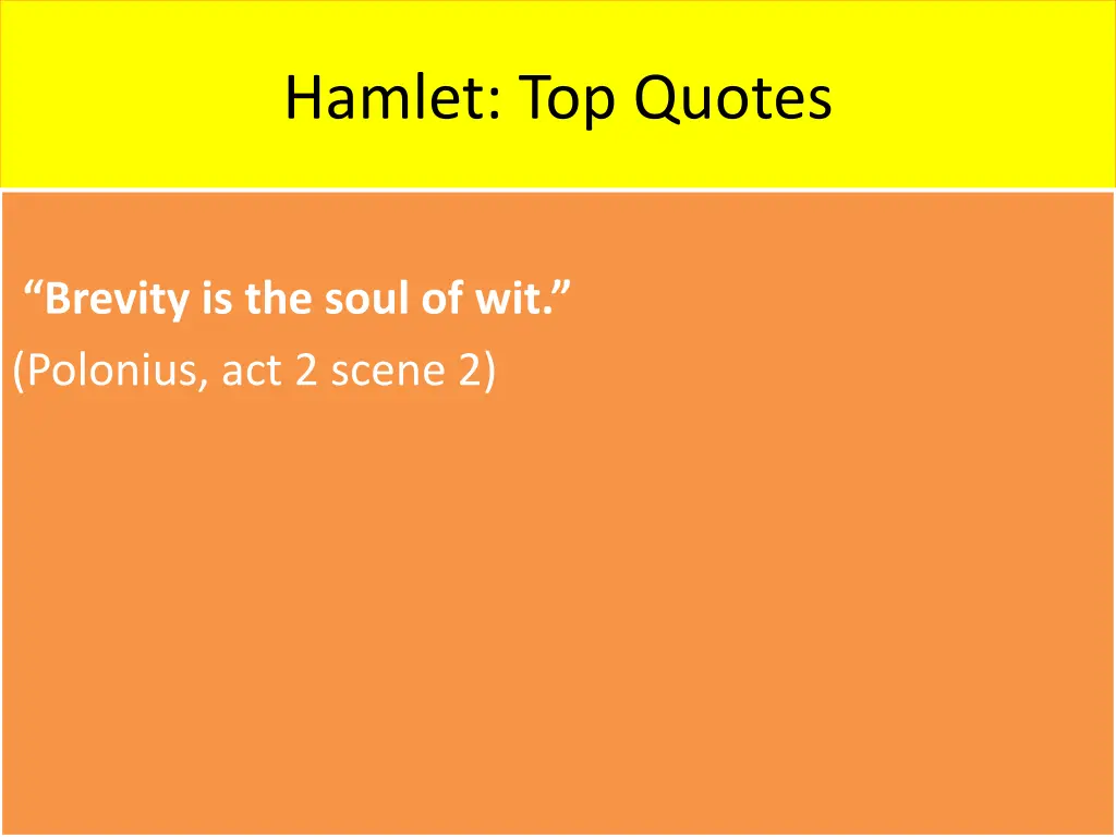 hamlet top quotes 5