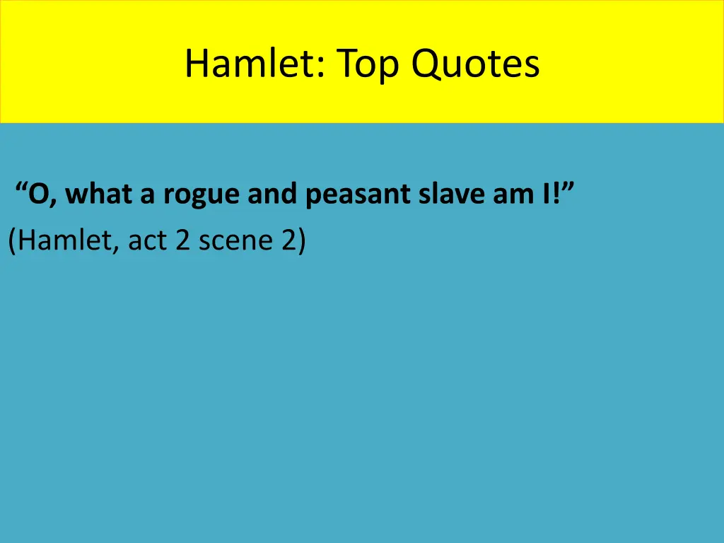 hamlet top quotes 8