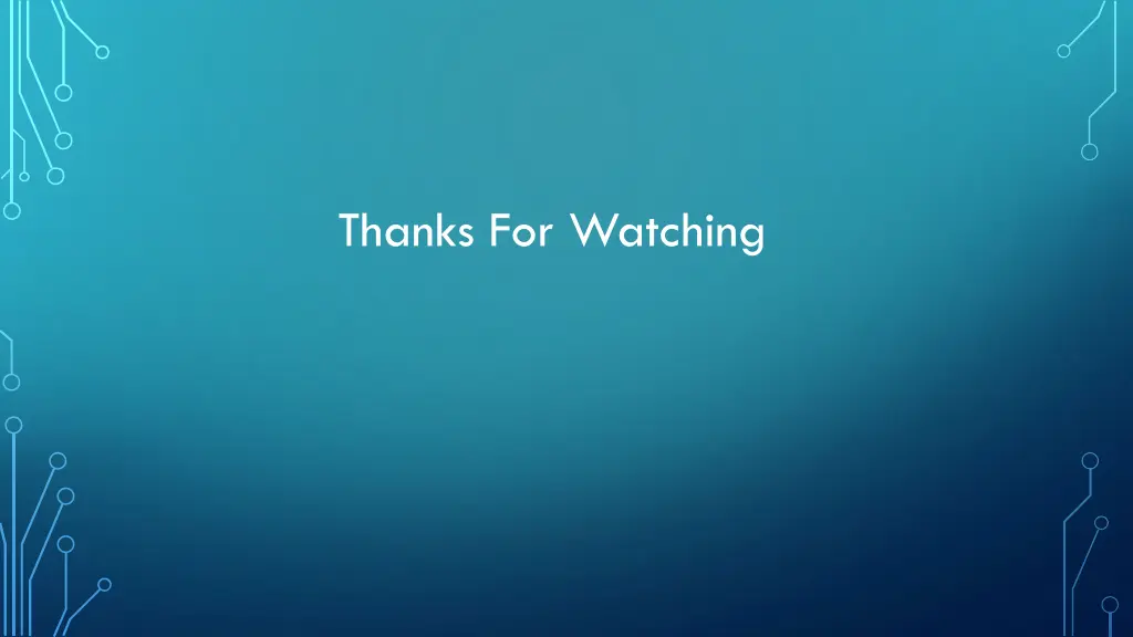 thanks for watching