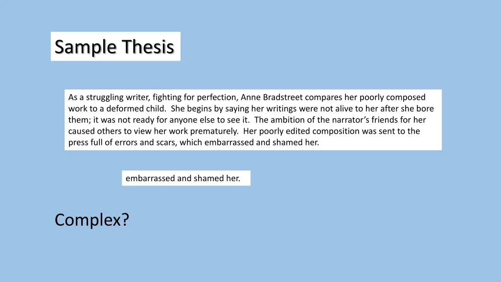 sample thesis