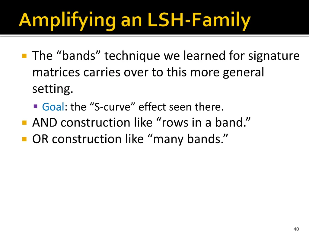 the bands technique we learned for signature