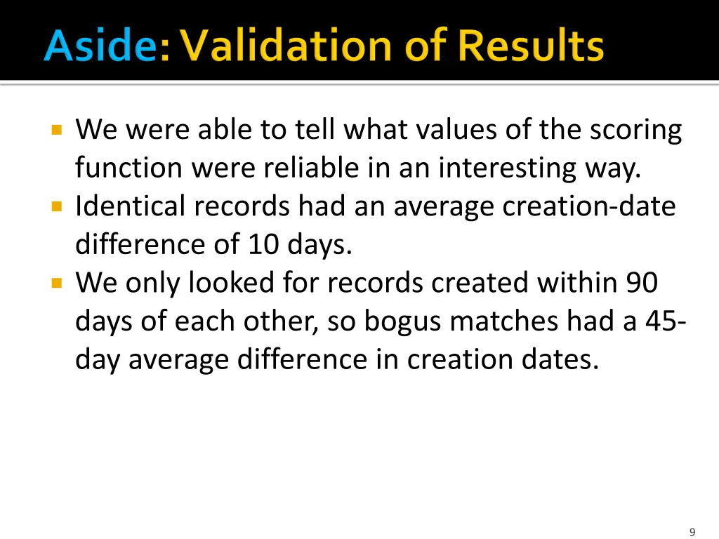 we were able to tell what values of the scoring