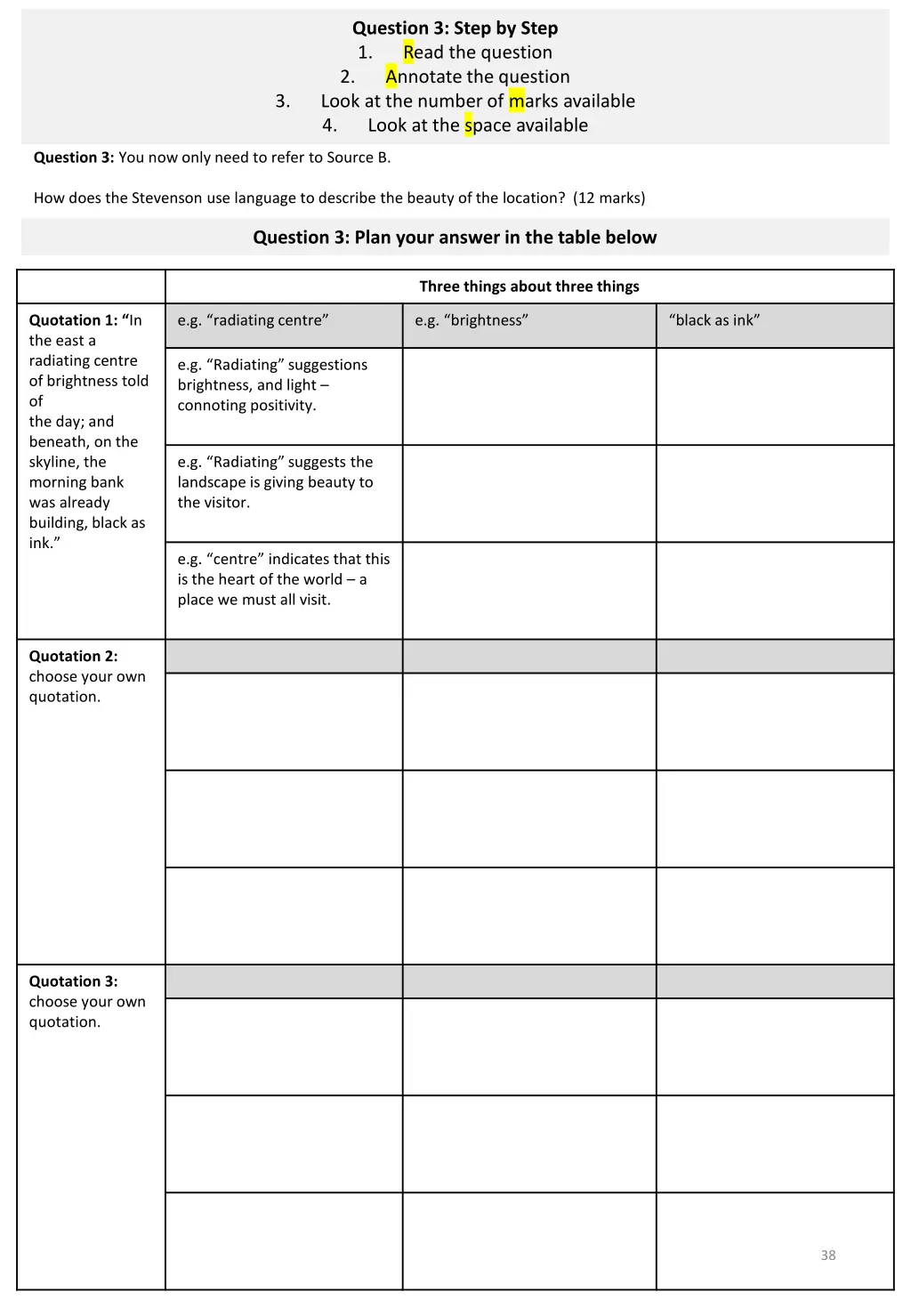 question 3 step by step 1 read the question