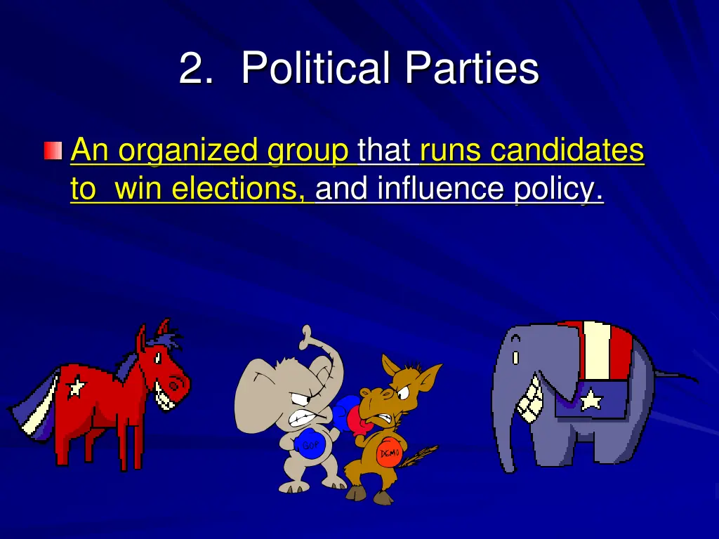 2 political parties