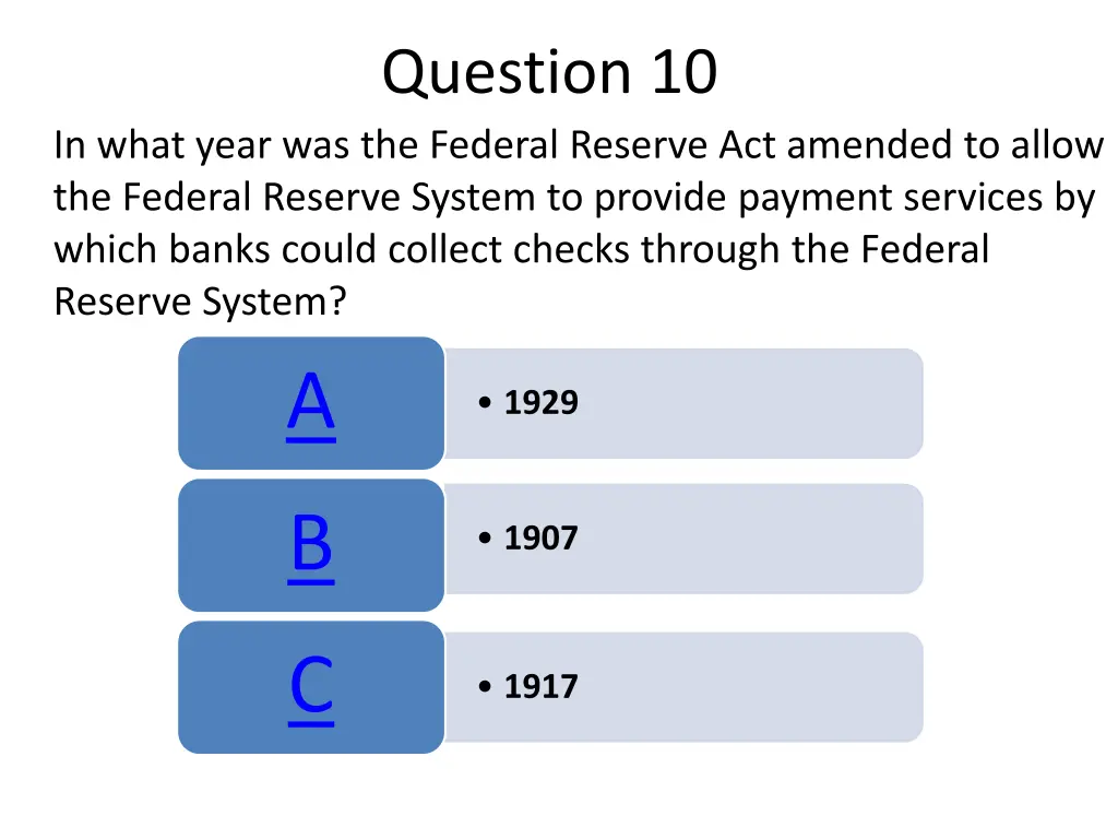 question 10