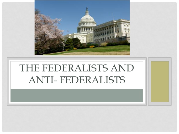 the federalists and anti federalists