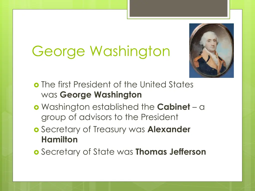 george washington