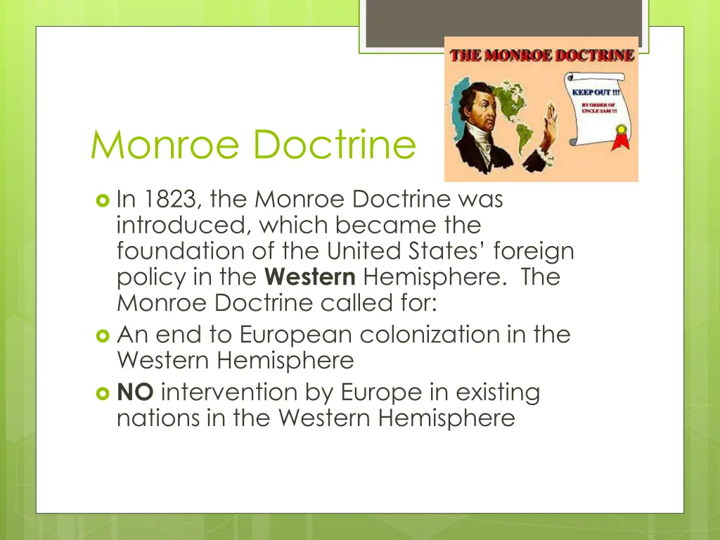 monroe doctrine