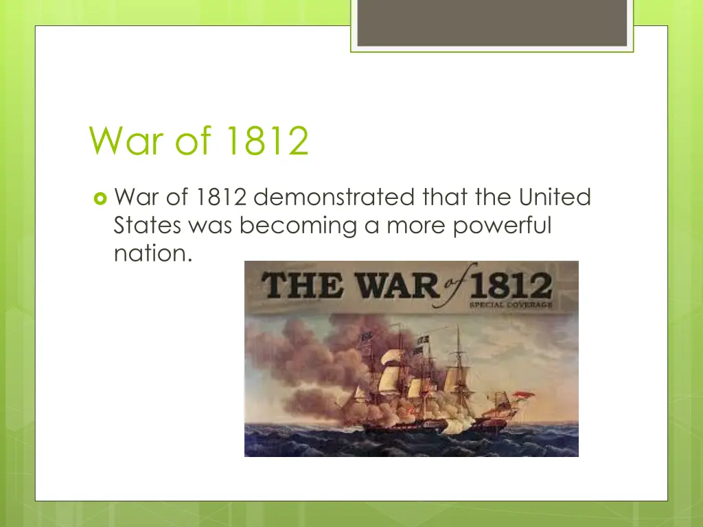 war of 1812