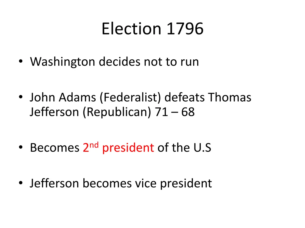 election 1796