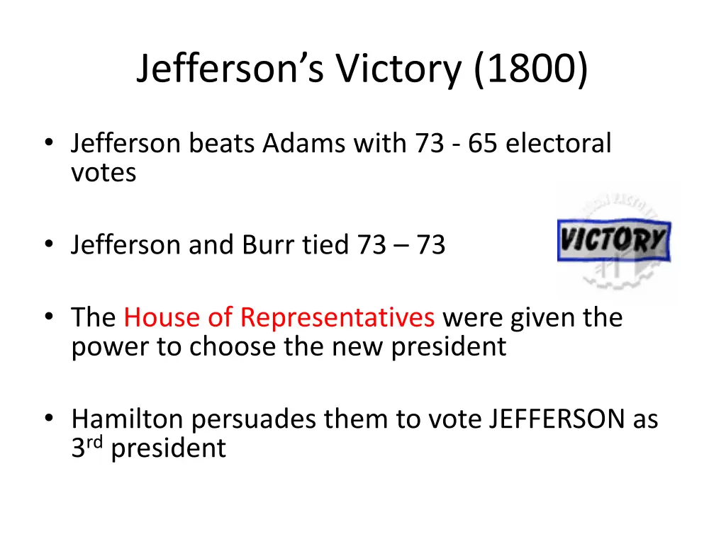 jefferson s victory 1800