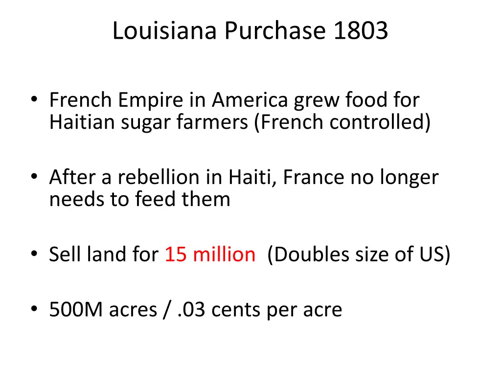 louisiana purchase 1803