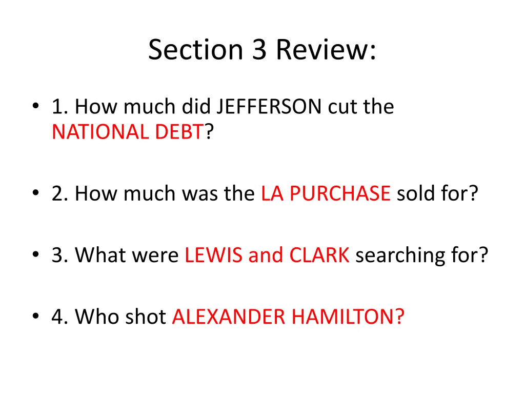 section 3 review