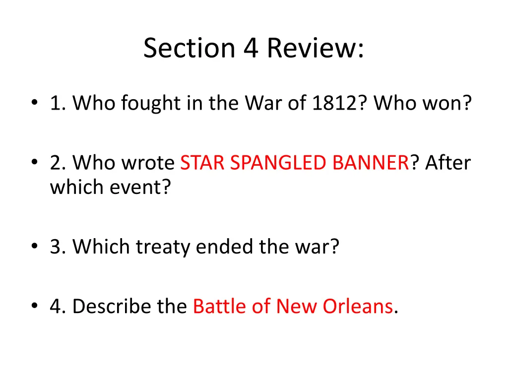 section 4 review