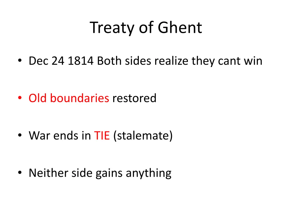 treaty of ghent