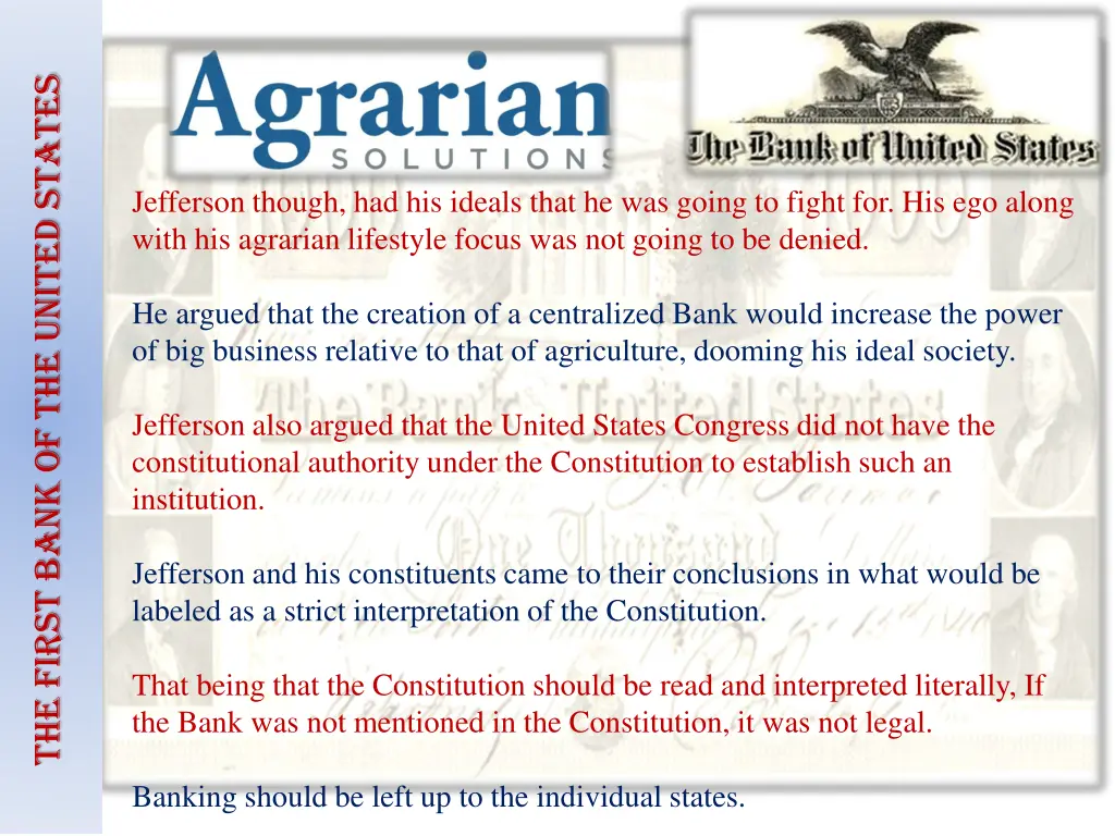 the first bank of the united states 2