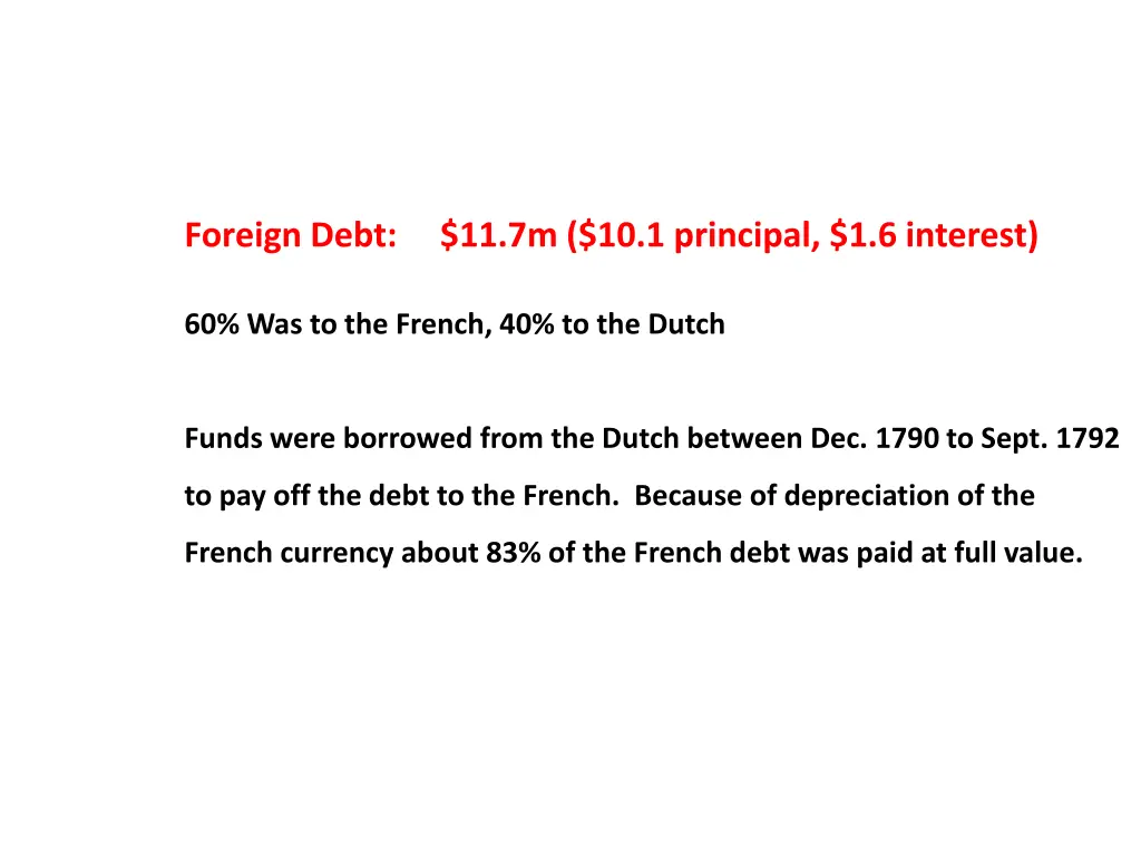 foreign debt 11 7m 10 1 principal 1 6 interest