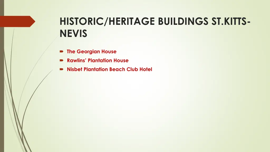 historic heritage buildings st kitts nevis 1