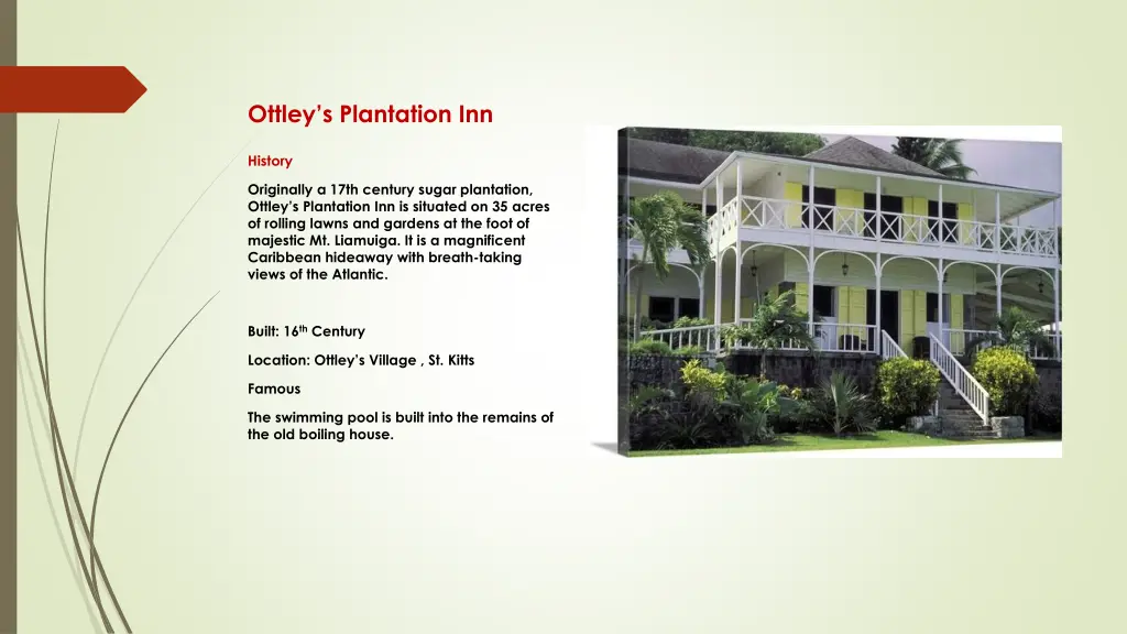 ottley s plantation inn