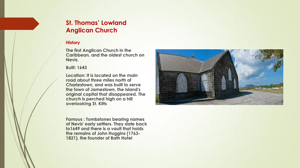 st thomas lowland anglican church