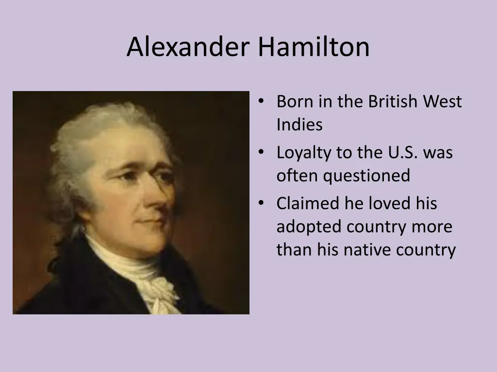 alexander hamilton