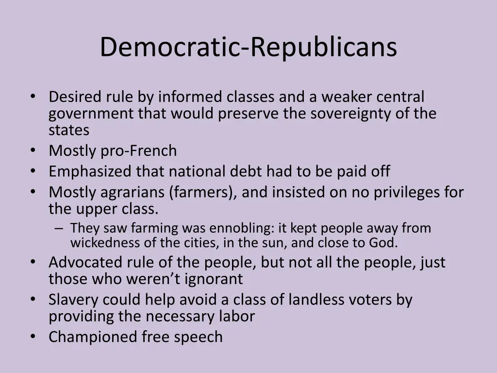 democratic republicans