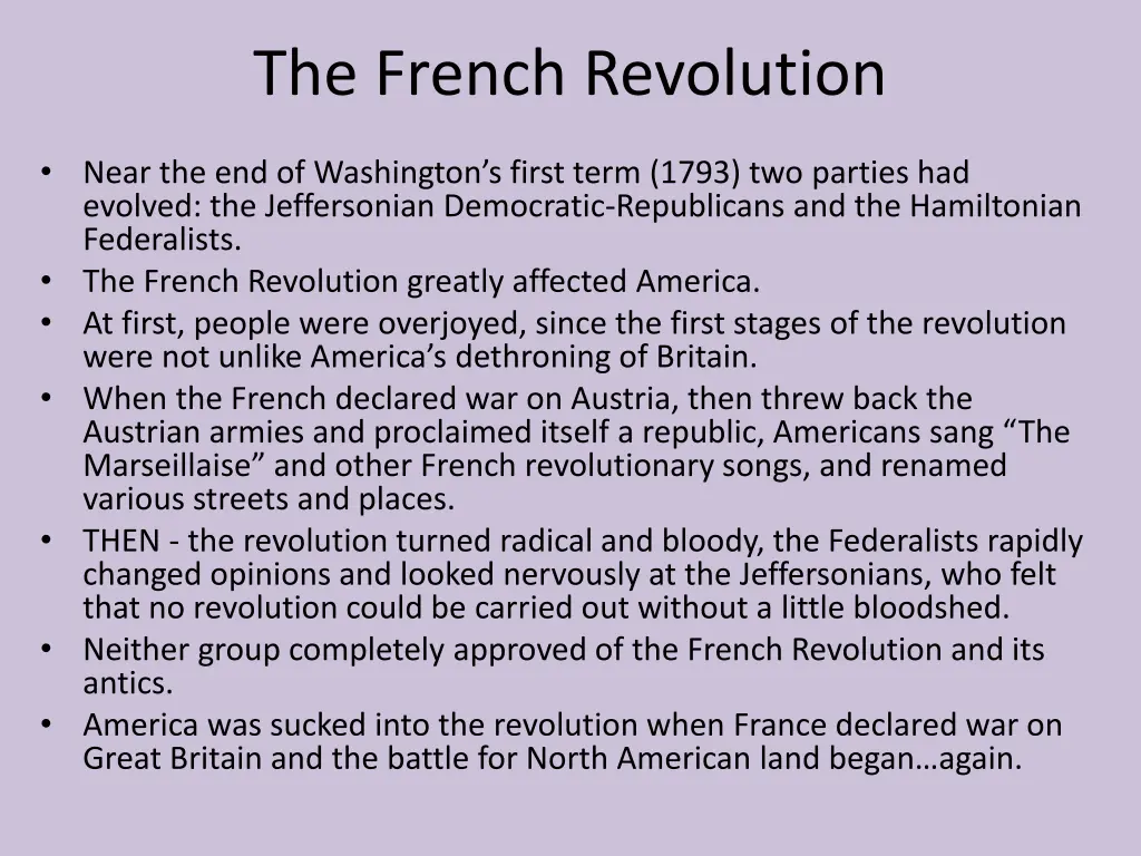 the french revolution