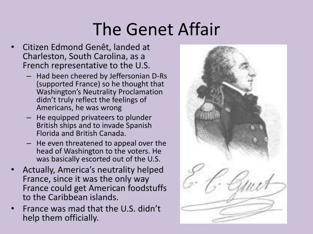 the genet affair