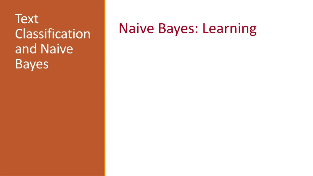 text classification and naive bayes 2