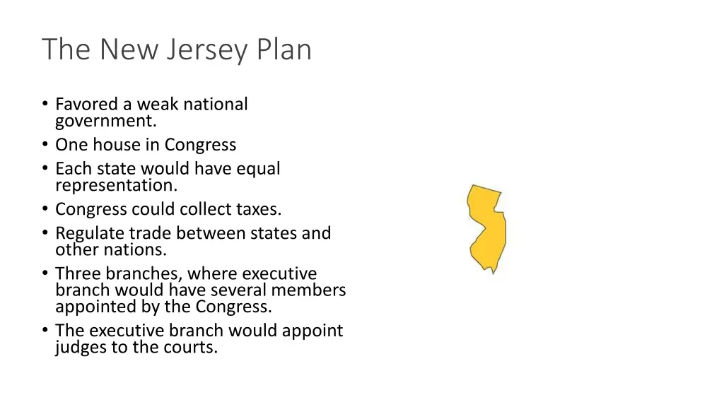 the new jersey plan 1