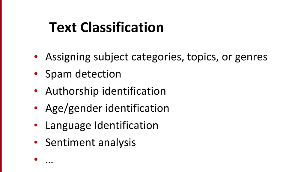 text classification