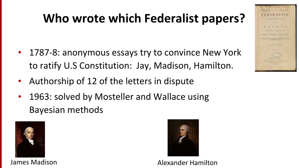 who wrote which federalist papers