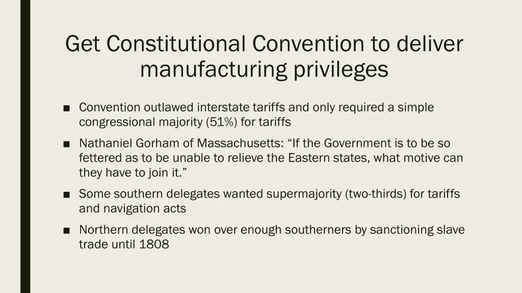 get constitutional convention to deliver