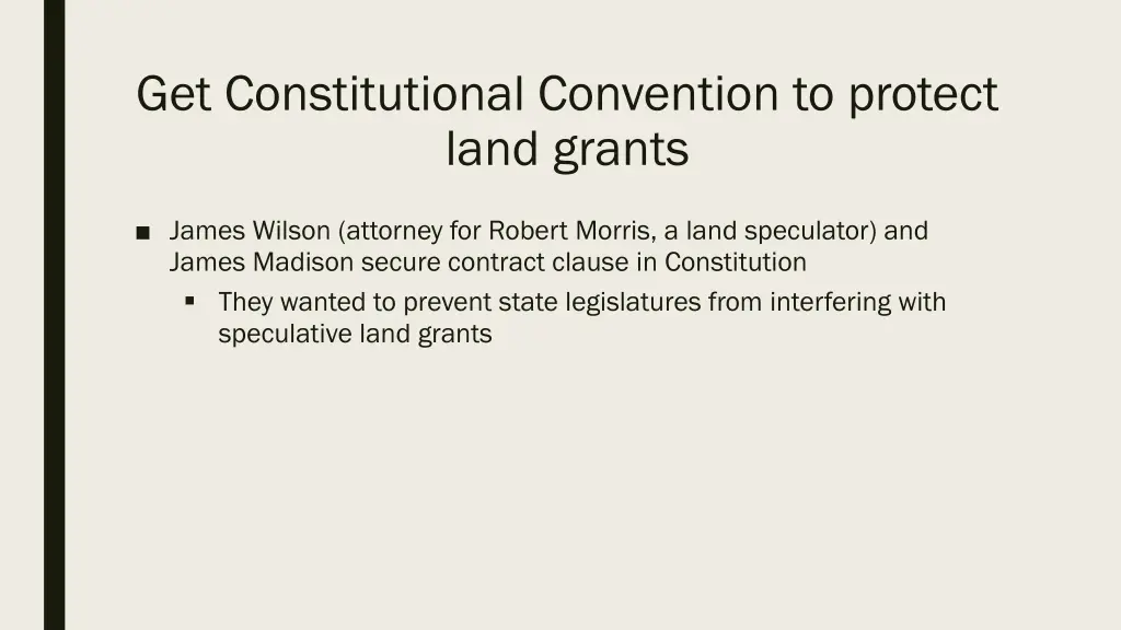 get constitutional convention to protect land