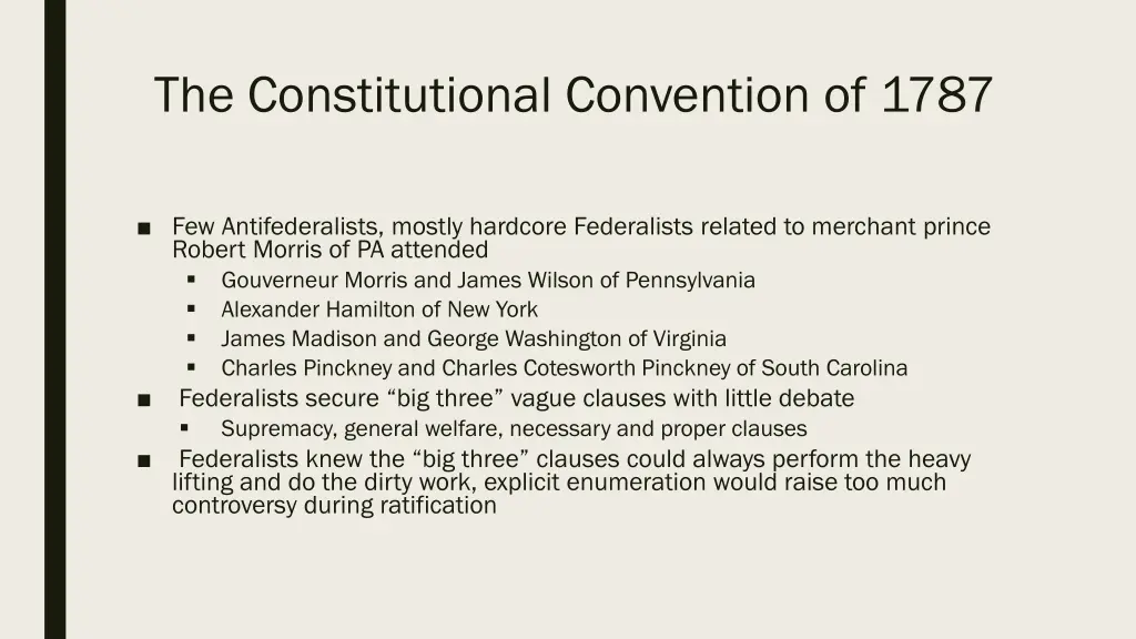 the constitutional convention of 1787