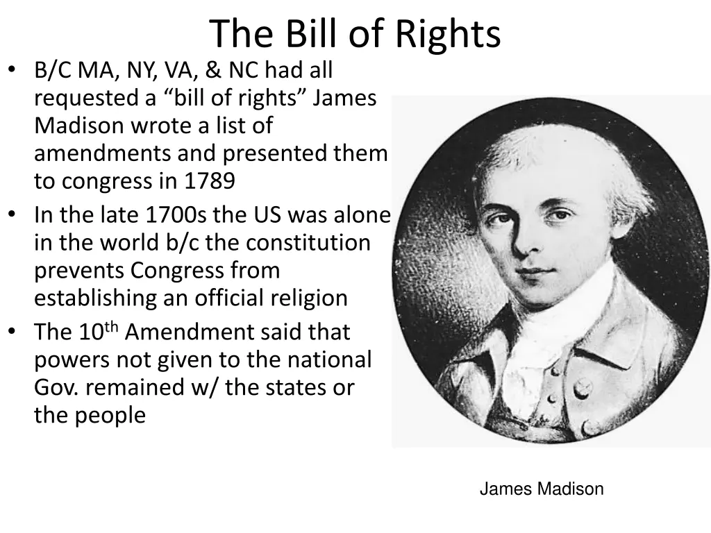 the bill of rights