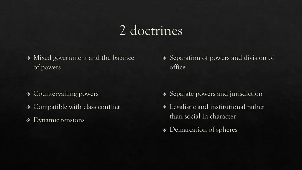 2 doctrines