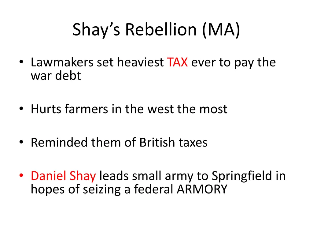 shay s rebellion ma