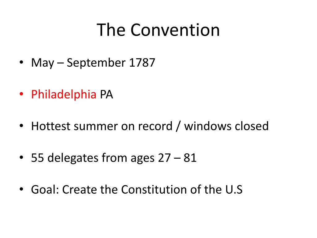 the convention