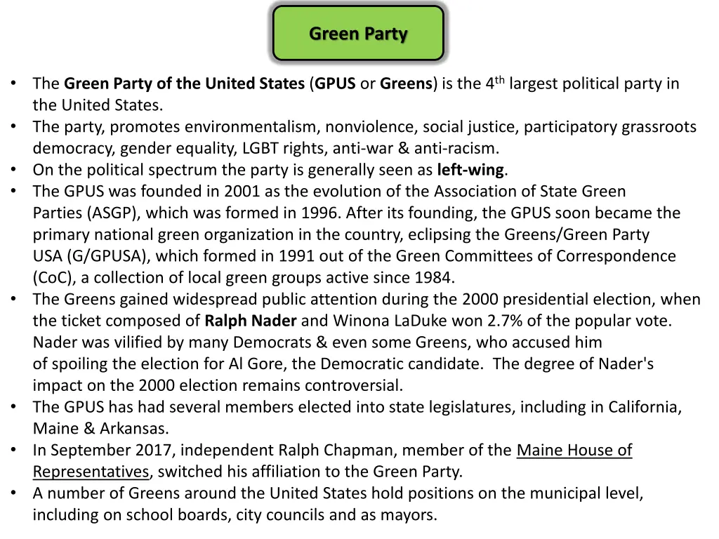 green party