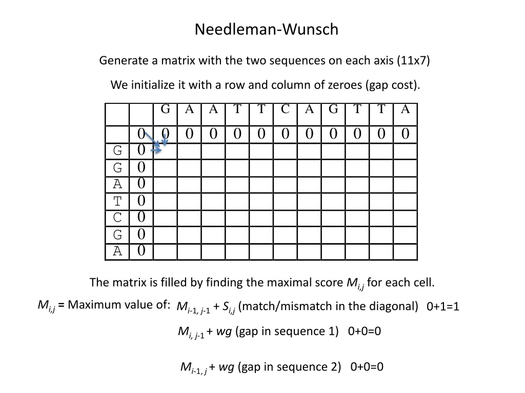 needleman wunsch