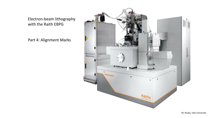 electron beam lithography with the raith ebpg