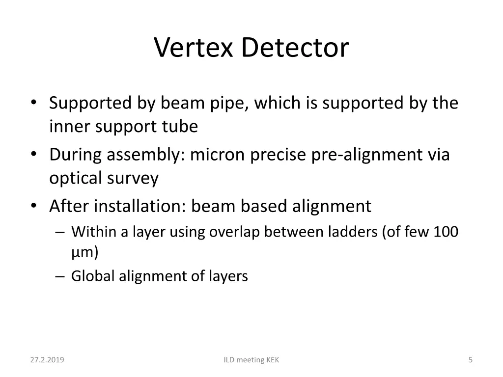 vertex detector