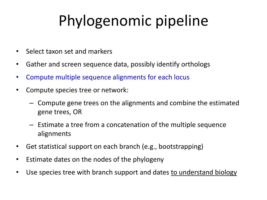 phylogenomic pipeline 1