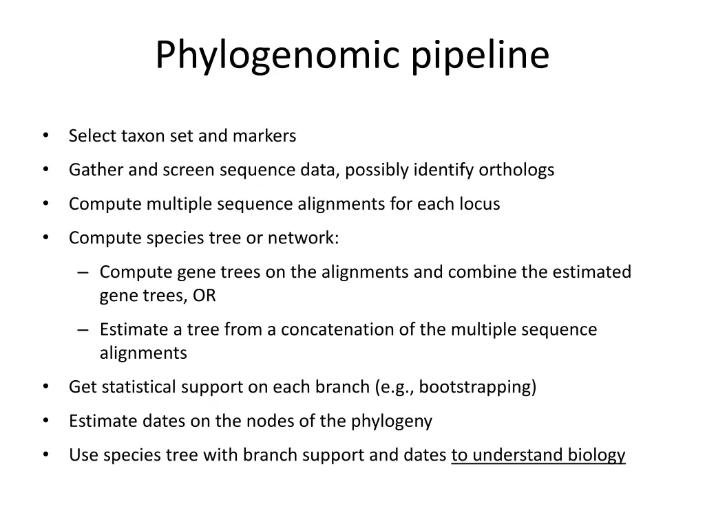 phylogenomic pipeline