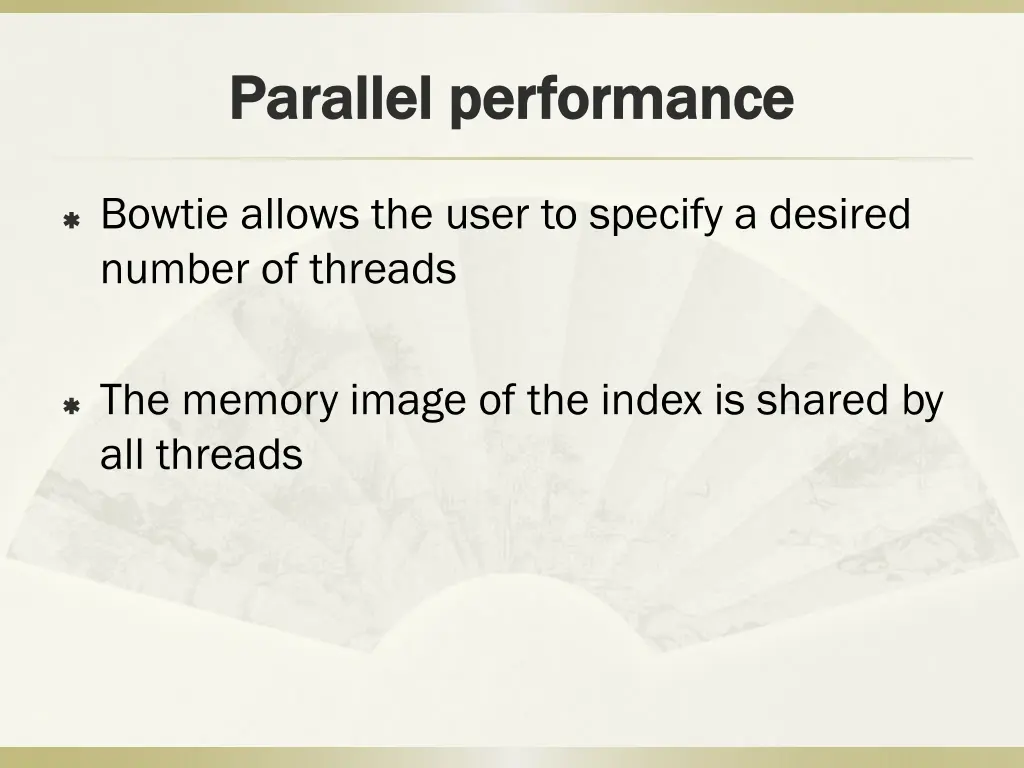 parallel performance parallel performance