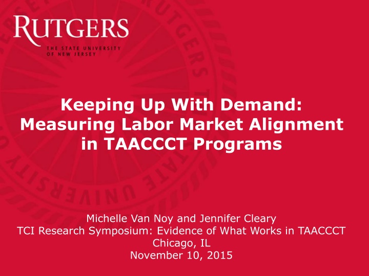 keeping up with demand measuring labor market